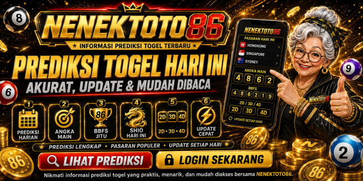 Banner Informasi Prediksi nenektoto86